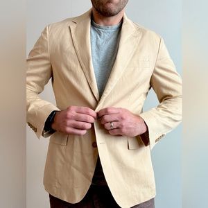 Ralph Lauren Men’s unlined camel blazer